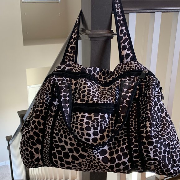 kipling leopard print bag